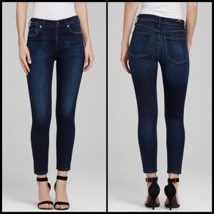 EUC Citizens of Humanity Rocket High Rise Crop Skinny Jean in Starlite